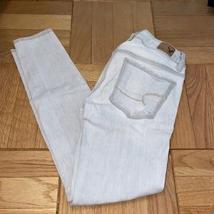 American Eagle skinny jeans.